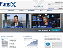 Tablet Screenshot of fundx.com